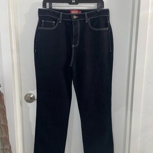 NWOT Johnny Was X Sasson 30 X 30” True Black Rue De La Flare Jean